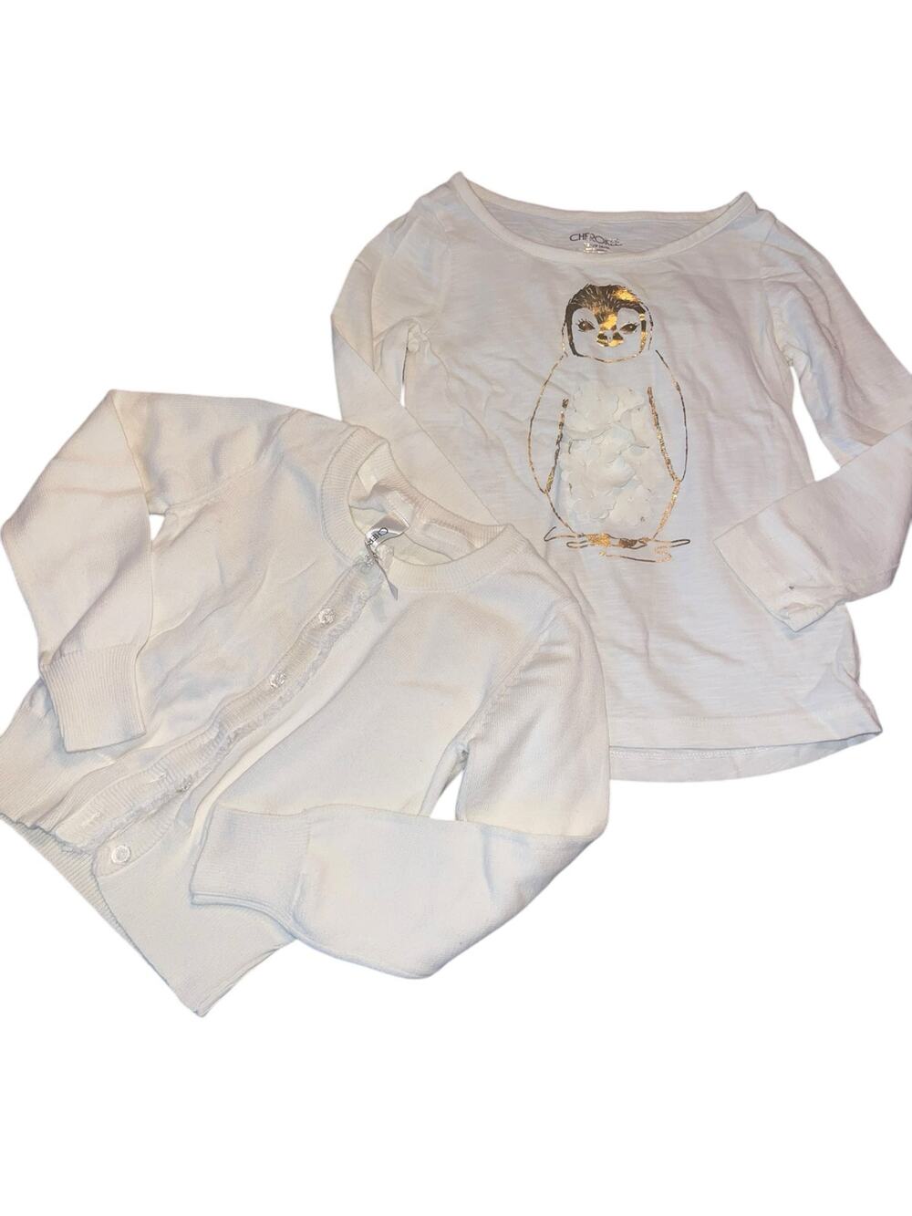 Cherokee Girls Cardigan Sweater Top S 4